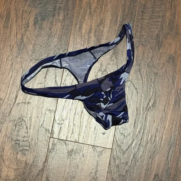 Men's Blue Camouflage Underwear - Picture 2 of 3